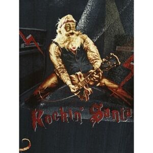 Reel Legends Shirt Camp Rockabilly Guitar Blues Rockin Santa M Country Christmas